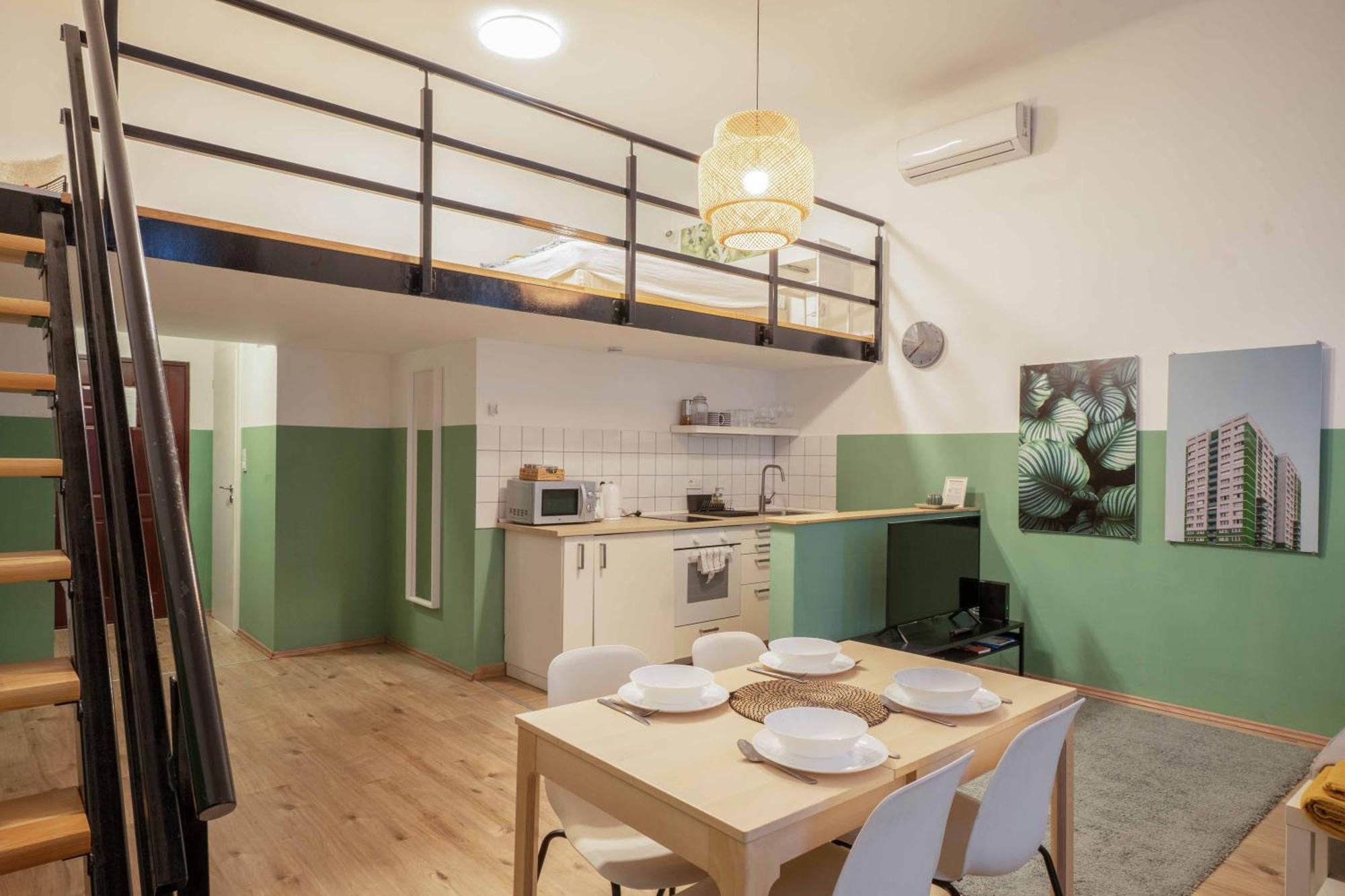 בודפשט Cosy Studio In Terezvaros W41 Green מראה חיצוני תמונה