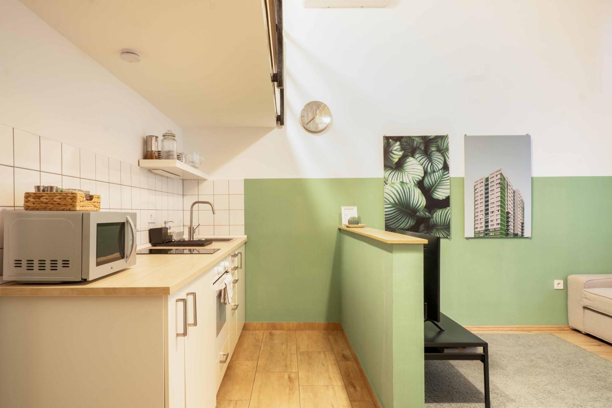 בודפשט Cosy Studio In Terezvaros W41 Green מראה חיצוני תמונה